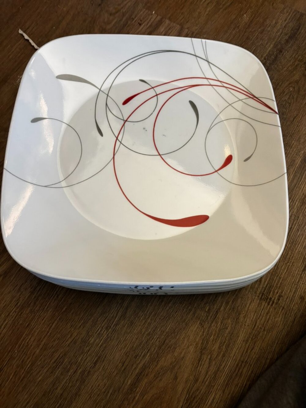 Lot 4 Corelle Splendor Dinner Plates